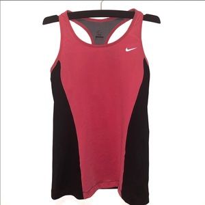 Nike Racerback Tank Top Pink and Black